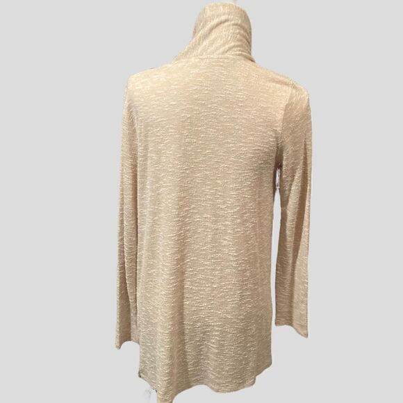 89th & Madison Open Front Beige and Cream Cardigan - Picture 4 of 9